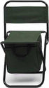 ERYUE Folding Chair Outdoor Portable Fishing Leisure Chair with Storage Pocket Bag, High