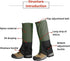 Waterproof Hiking Gaiters with Rubber Foot Strap, Lightweight Adjustable for Men and Women Hiking, Skiing