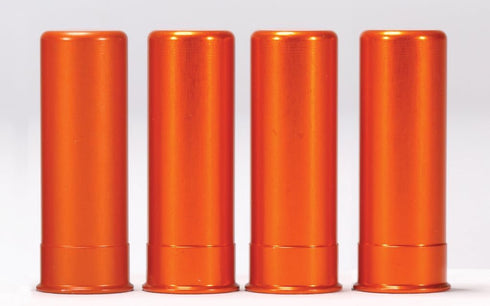 A-ZOOM 12 Gauge SNAP-Cap, Orange, 4PK