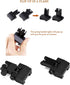 Gotical Flip Open Front and Rear Sight Set - Polyphenylene (PPS) for Picatinny Rail, Imported from Japan