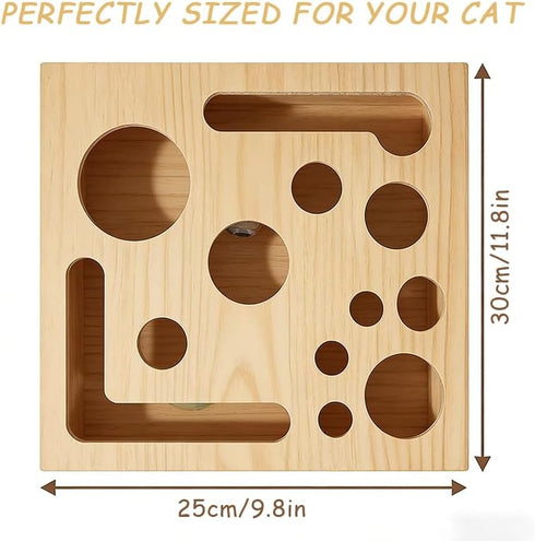 Generic 2026 Trimmed, Trimming New Cat Scratch Puzzle Enrichment Box, Cat Nail File Box with Sandpaper Inside, Toy Gift