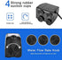 15W 264GPH Submersible Fountain Pump with 12 Colorful LED Lights for Outdoor Pond, Aquarium, Water Feature