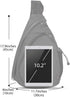 OutdoorMaster Sling Bag, Hiking Daypack, Crossbody Shoulder Chest Backpack for Urban Outdoor Travel