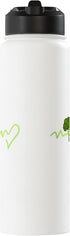 Broccoli Heartbeat Insulated Water Bottle for Broccoli Lovers - Stainless Steel