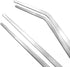 2pcs Stainless Steel Feeding Tongs, Long Tweezers 27cm/10.6 inches for Aquarium Plants