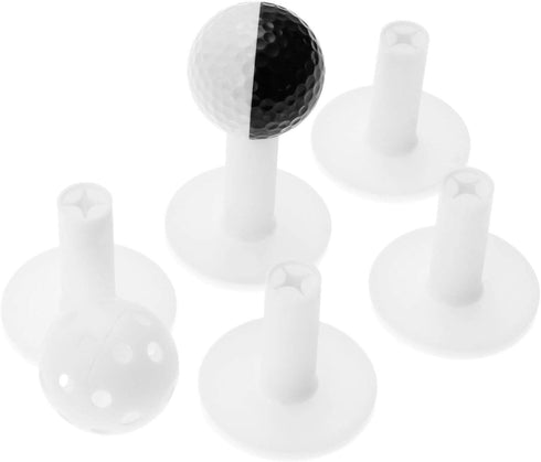 MUXSAM Golf Rubber Tee Holder, 5-Pack 2" Golf Mat Tees for Indoor Outdoor Practice