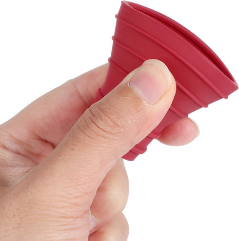NUOBESTY Golf Pick-up Suction Cup Grabber, Rubber Golf Ball Retriever Picker Upper, Red
