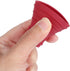 NUOBESTY Golf Pick-up Suction Cup Grabber, Rubber Golf Ball Retriever Picker Upper, Red