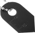 Toddmomy 10pcs Flint Scraper, Manganese Steel, Black, Portable for Man Vs. Wild