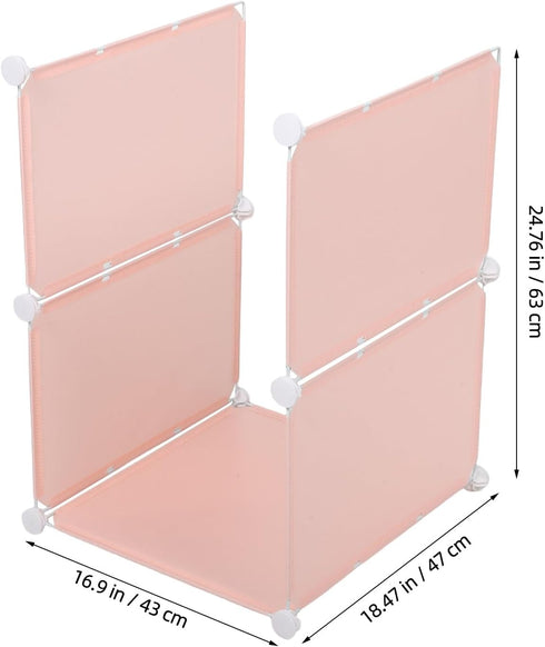 3 Litter Box Splash Guard: Sides Pee Pad Holder High Edge Dog Crate Guard Puppy Training Fence - Washable Potty Pad