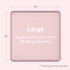 Pee Pad Tray Holder for Dogs - Large Pink Silicone Mat with No Spill Raised Lip, Extra Thick Non-Slip for Indoor Floor