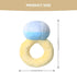 VrotQyn 1 Pcs Dog Ring Toy Fun Engagement Ring Shape Plush Squeaky Stuffed Dog Engagement Toys Chew Massage Supplies