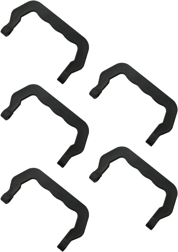 LQ Industrial Pet Cage Crate Handle 5PCS, Black Plastic Replacement Handles for Squirrel, Hedgehog, Rabbit, Chinchilla