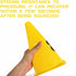 ASENVER 9 Inch 8 Pack Plastic Traffic Marker Cones with Numbers Agility Sign Cones Soccer Cones for Sport Training