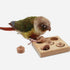 UPKOCH Wooden Parrot Puzzle Toy Interactive Bird Plaything Colorful Stacking Columns for Parrots and Birds Educational