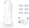 6 Units Pack Pet Finger Toothbrush for Dogs & Cats, Extra Soft Silicone Bristles for Easy Dental Hygiene