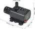 Decdeal Water Pump Aquarium - Submersible Mini Quiet Pump for Pond Fish Tank, 280L/H, DC 12V 5W