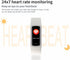 Fitness Tracker with 25 Sports Modes, Heart Rate/Blood Oxygen Monitor, Waterproof Smartwatch for Android and iOS