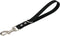 Heavy Duty Traffic Short Dog Leash - 9 Inch, 0.6 Inch Wide Waterproof PVC Dog Training Leash (Black, 9'')