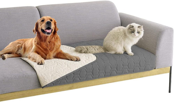 Waterproof Non-Slip Dog Bed Cover and Pet Blanket, Sofa Pet Bed Mat, 30x70-Dark Grey, for Most Cats Dogs