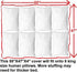 Dogbed4less DIY Pet Bed Pillow, Brown MicroSuede Duvet Cover, 55X47X4 Inch - Covers Only