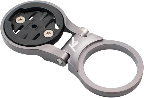 K-Edge Adjustable Stem Mount for Garmin Cycling Computers, Silver