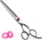 Professional Long Dog Thinning Shears 7.5 in, 50 Teeth Japan 440C Stainless Steel Grooming Scissors for Dogs & Cats