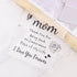 Mommy Mommy I Love You Gift for Mom Acrylic Puzzle Mom Plaque Desk Decor for Mother Birthday Christmas Gift Keepsake