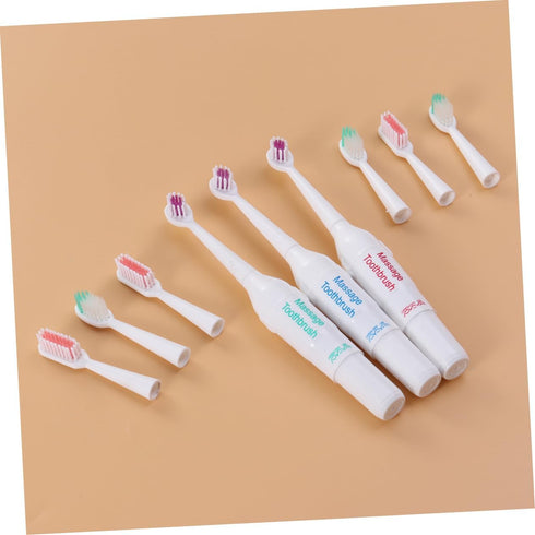 UPKOCH PET Electric Toothbrush for Dogs Waterproof Portable Rechargeable Electric Brush Soft Bristles for Travel