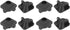 Leefasy 8X Camping Chair Connectors Folding Chair Repair Accessories Portable Parts Camping Chair