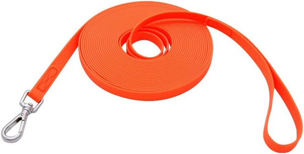 Waterproof Dog Training Leash, 50FT 30FT 15FT 10FT 5FT, Heavy Duty Recall Long Lead for Large Medium Small Dogs