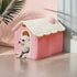 Labauxite Dog House Indoor Memory Sponge, Foldable Dog House Kennel Bed Mat with Cushion for Small Medium Large Dogs