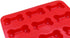 2-Pack Silicone Mold Dog Bone Tray Pan for Homemade Treats, Ice Pops, Hard Candy, Reusable Food-Grade, Easy to Clean