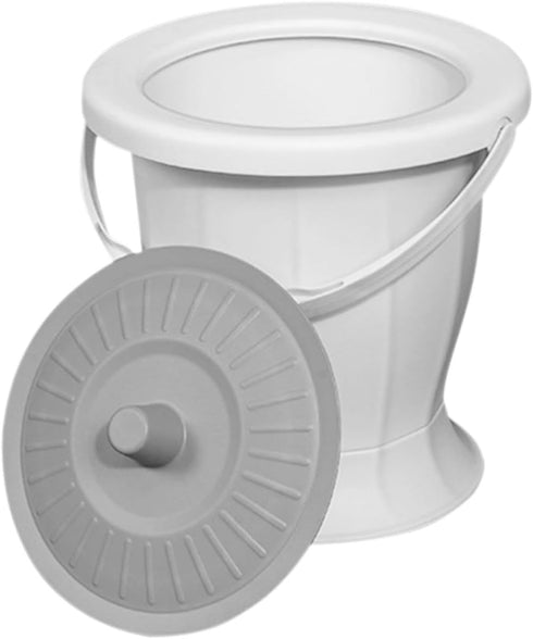 SOPOTUTU Portable Chamber Pot with Lid for Adults Reusable Spittoon Urinal Bucket for