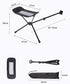 Auotick Universal Folding Camping Chair Foot Rest Ottoman Portable Recliner Lazy Retractable Footstool Leg Rest Chair