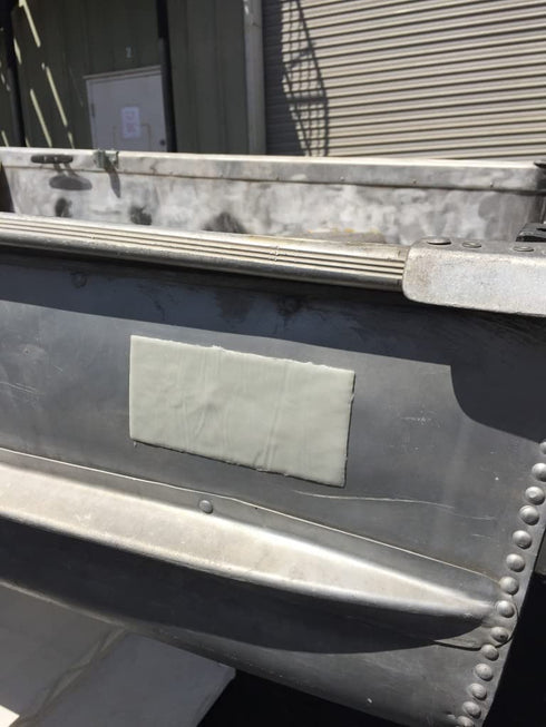 Gator Patch Fiberglass Reinforced Repair Patch - DIY Prep, Peel & Stick for Holes, Dents & Cracks, USA Made