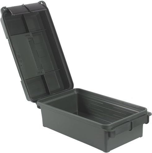 Field Ammo Box | Heavy Duty Storage Case | Waterproof Box for Hunting and Shooting | Ammunition Lockable Storage Box | Shotgun Ammo Can Tool Box | Pistol Ammo Storage Box | Rifle Ammo Box by Prothens