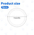 Ajcotahm 8 75 mm PCS Dog Food Can Covers Lids, Reusable Pet Food Can Covers, Plastic Transparent Tight Seal Lids