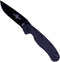 Ontario Knife Company 8846 Rat-1 Folding Knife, Black Coated AUS-8 Stainless Steel, 3.6 in Blade