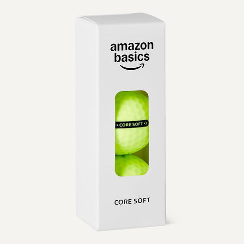 12 Pack Amazon Basics Soft Golf Balls - for Enhanced Performance