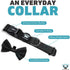 Joyride Adjustable Dog Collar with Removable BowTie, Breathable for All Breeds, Strong D-Ring and Heavy Duty Buckle