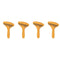 Beaupretty 4pcs Pet Comb Undercoat Rake for Cat Shedding, Dog Brush Grooming Rake, Stainless Steel Accessories