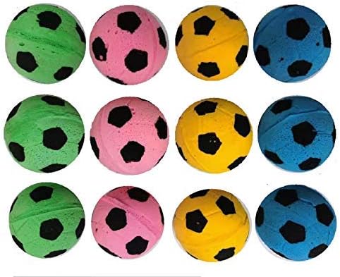 Foam Soccer Balls Cat Toys - 12pcs Balls for Cats