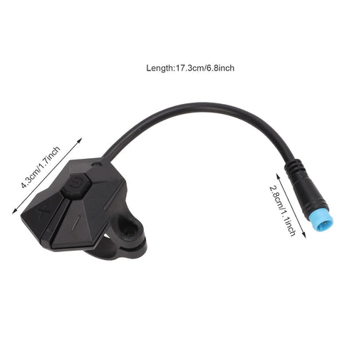 Switch Controller for P850C Electric Bike, 4 PIN Switch Button Controller for P850C Mid Mount Motor
