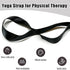 Stretching Strap Yoga Strap for Physical Therapy with 10 Loops, Non-Elastic Stretch Band