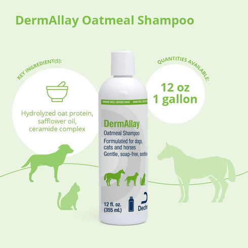 DermAllay 12 Oatmeal Shampoo, Ounce