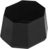 Tennis Racket Silicone End Cover, Light Weight Polygon Butt End Cover for Gymnasium Racket Accessories