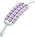 Vaveren Handheld Massage Roller Stick Exercise Three Row Roller Leg Massage Hammer