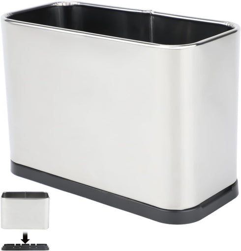 FHTONGE Stainless Steel Cat Litter Scoop Holder, Detachable Metal Cat Scooper Caddy,