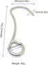 KieTeiiK BIBABLYKE Stainless Steel Scubas Diving Hook, Heavy Duty Single Reef Hook for Drift Diving Safety Equipment